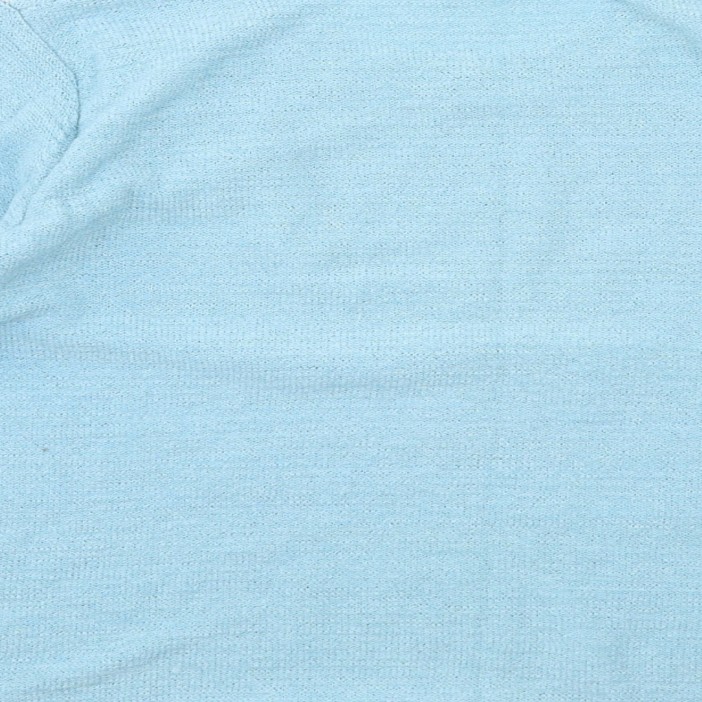Fay Louise Womens Blue Knit Pullover Jumper Size M