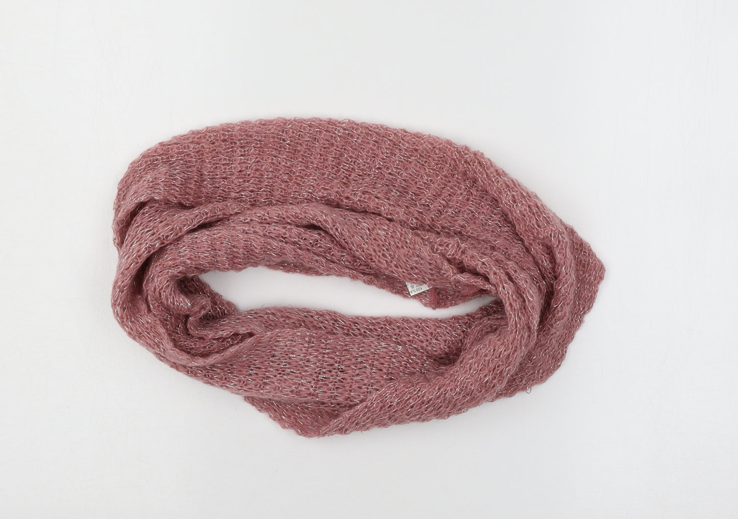 Preworn Womens Pink Knit Scarf
