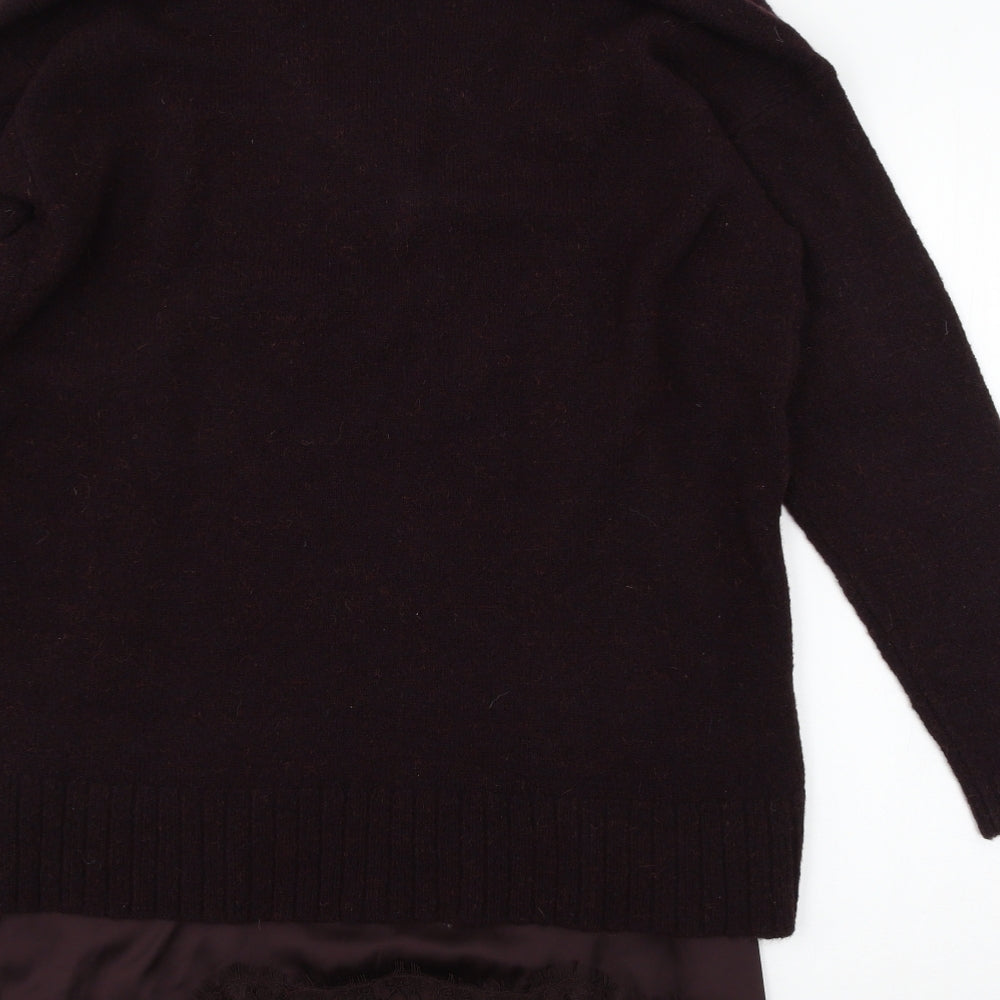 NEXT Womens Purple Knit Pullover Jumper Size 14
