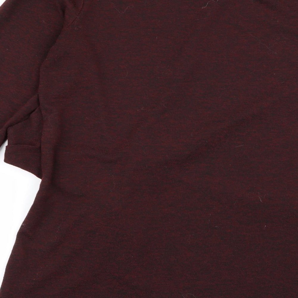 Asda George Womens Red Basic T-Shirt Size 14