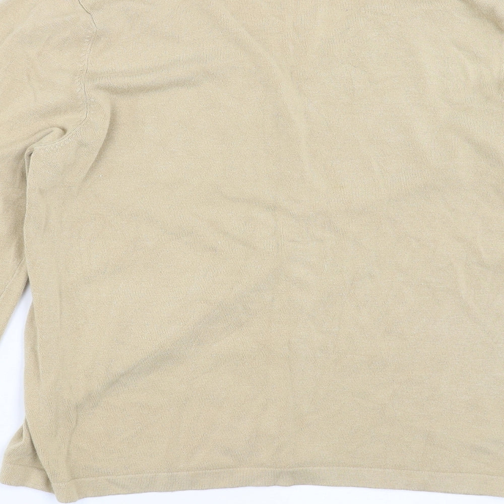 Dorothy Perkins Womens Beige Knit Cardigan Jumper Size 14