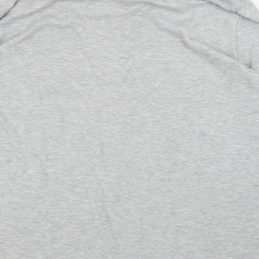 BM Casual Womens Grey Basic Blouse Size L