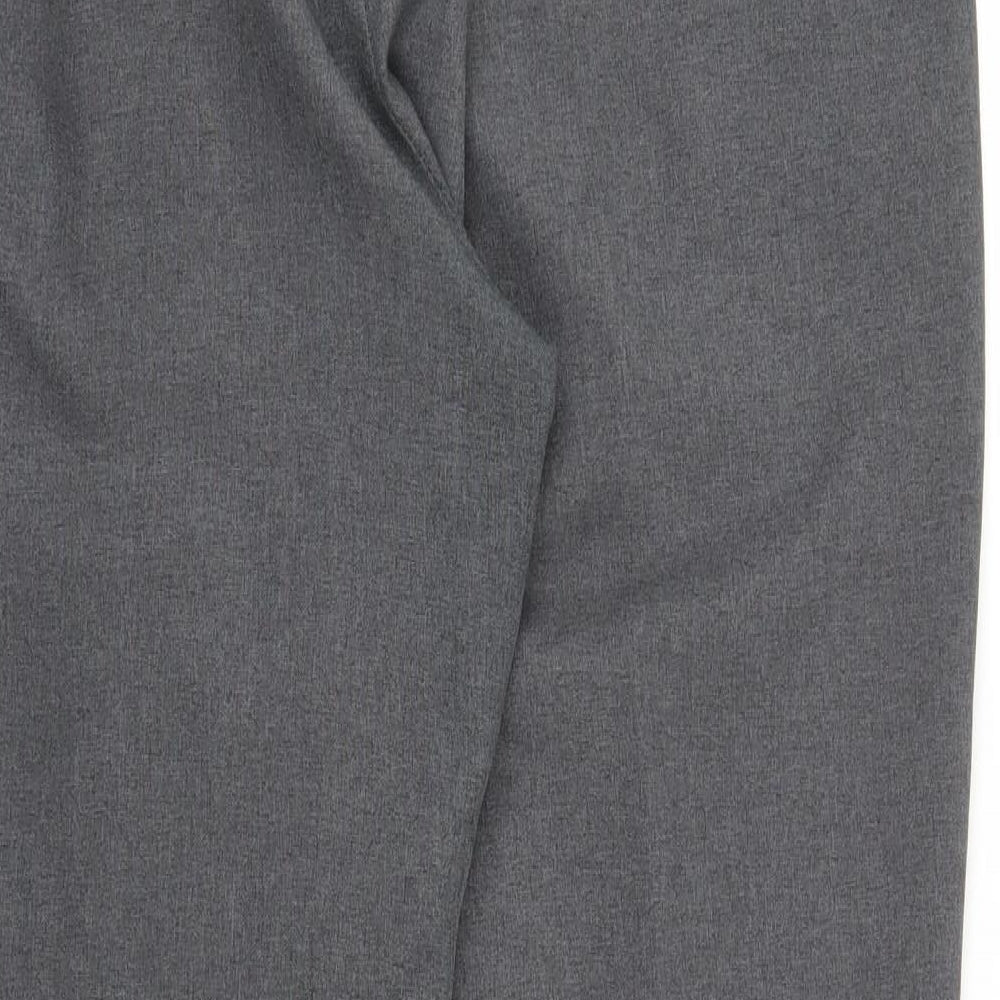 Happit Womens Grey Capri Trousers Size 16 L26.5 in