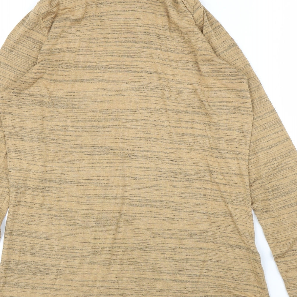 M&S Womens Beige Basic T-Shirt Size 12