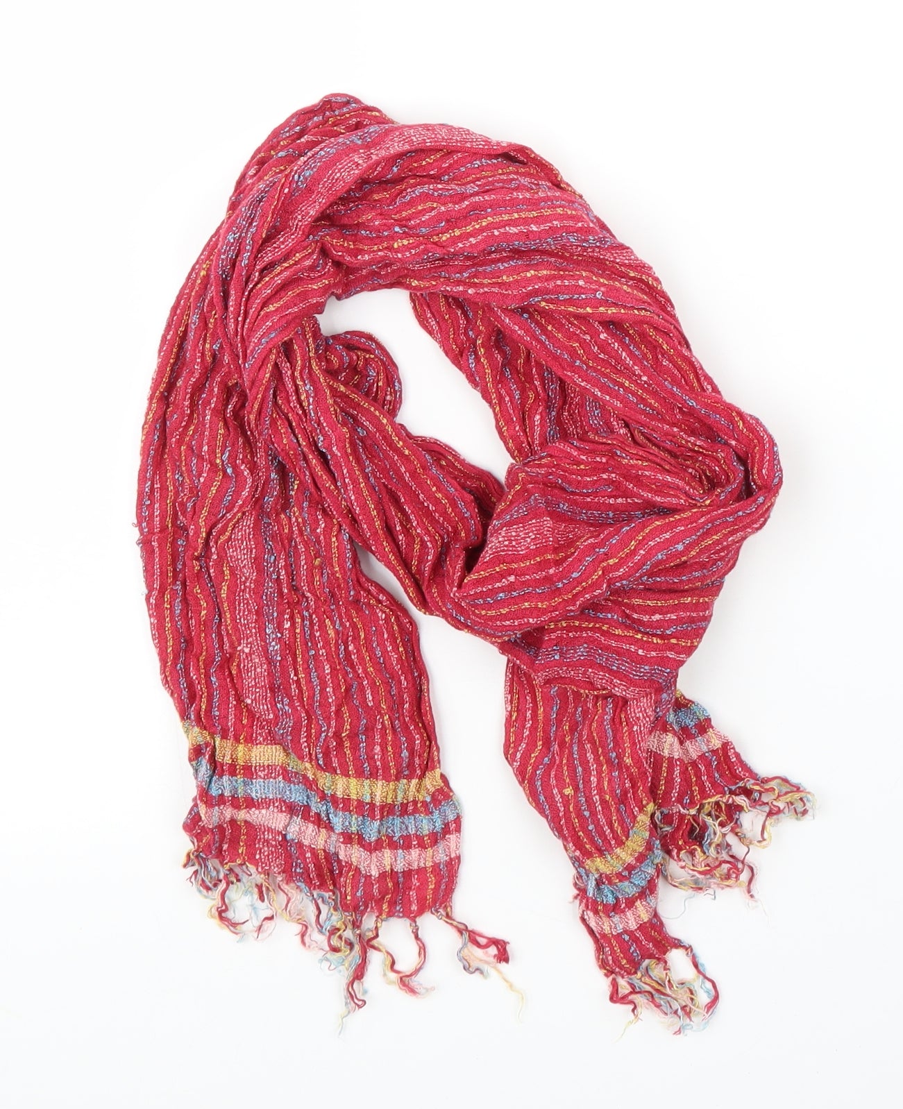 Preworn Womens Pink Scarf
