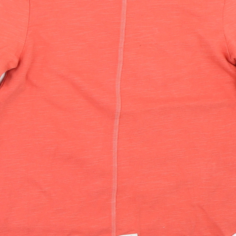 Captn Tortue Girls Pink Basic T-Shirt Size 8 Years