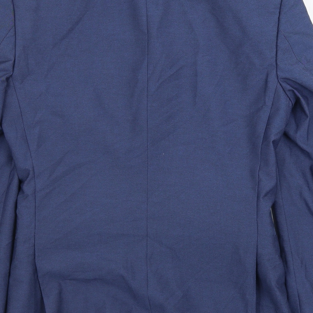 ONESIXFIVE Mens Blue Jacket Blazer Size 34