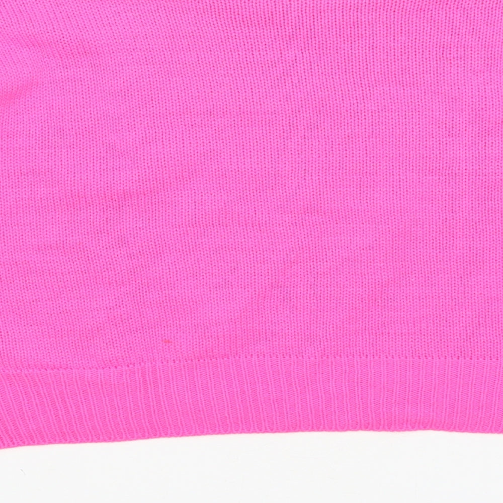 Cameo Rose Womens Pink Pullover Jumper Size S