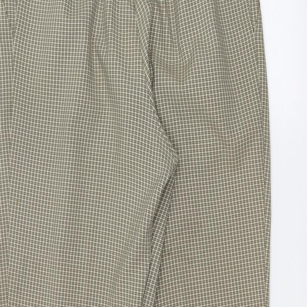 Marks and Spencer Womens Brown Trousers Size 14 L27 in