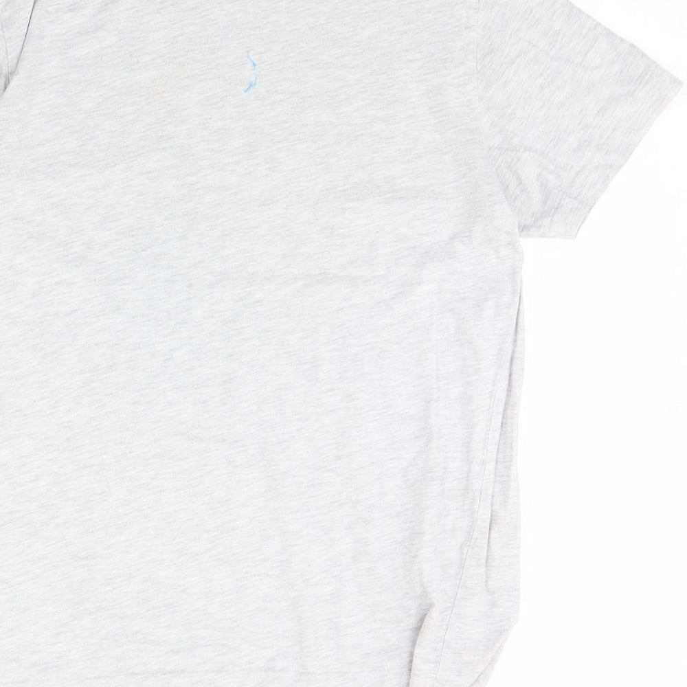 max Mens Grey T-Shirt Size M - Beer