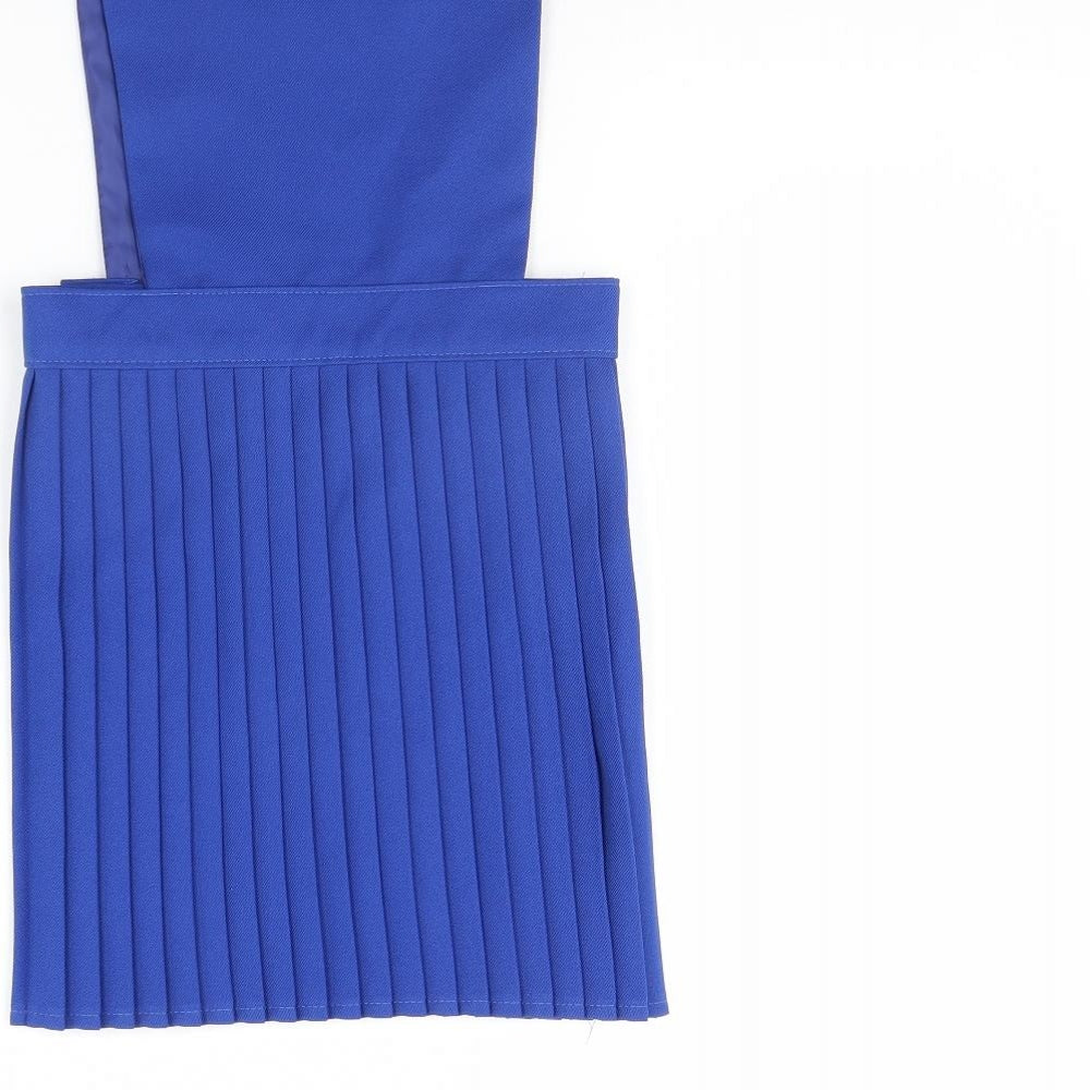 Preworn Girls Blue Pinafore/Dungaree Dress Size 5 Years