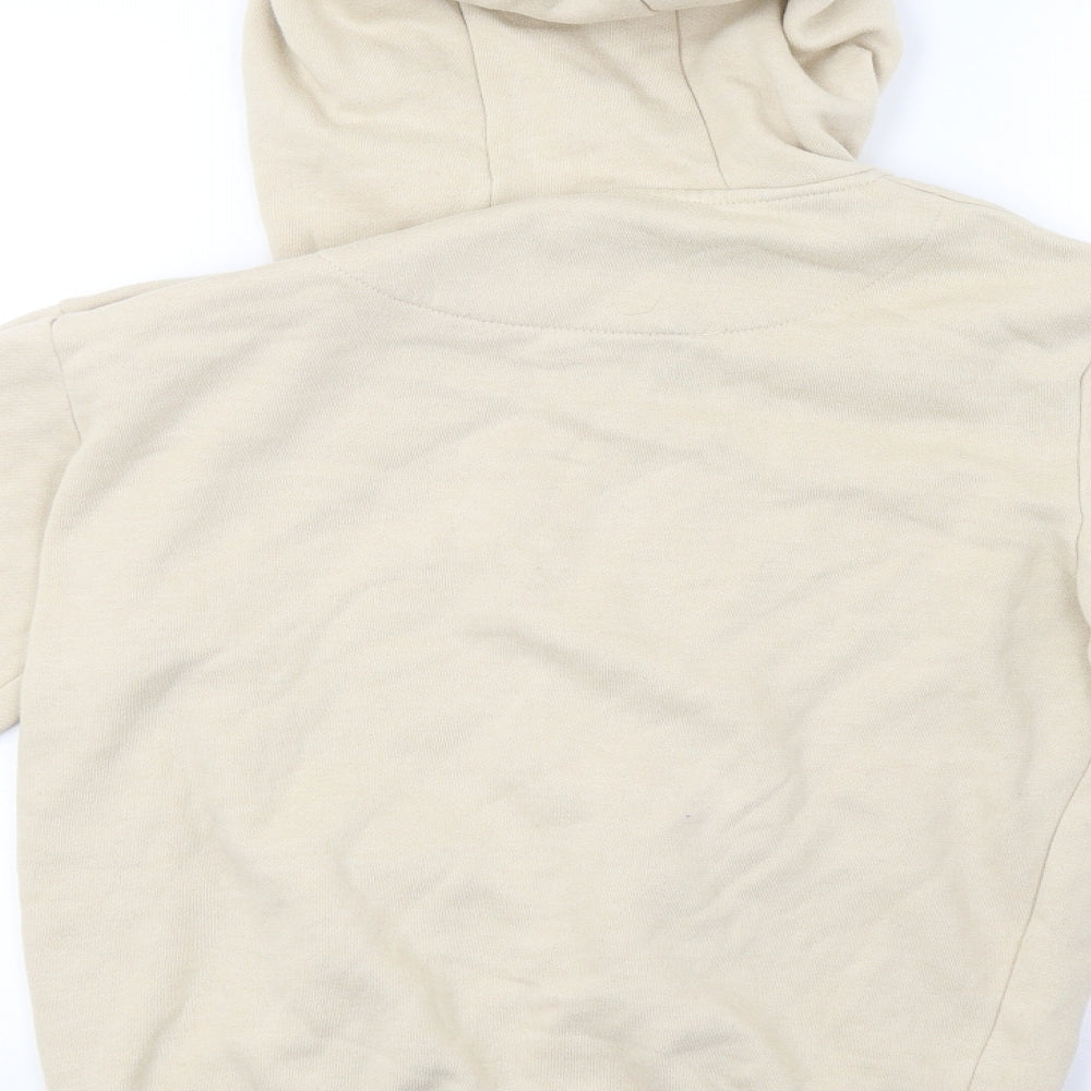 Cedar Wood State Mens Beige Full Zip Hoodie Size XS