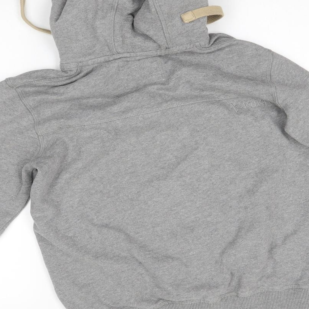 Kukri Womens Grey Full Zip Hoodie Size 2XS -