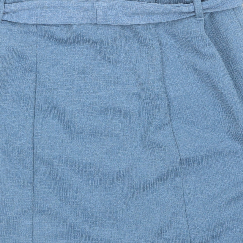 Primark Womens Blue Mini Skirt Size 10