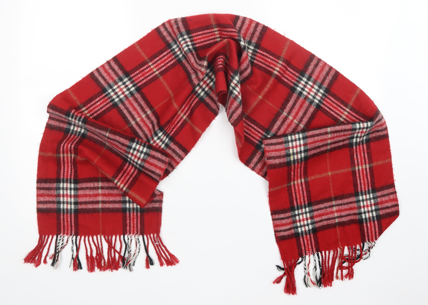 Preworn Unisex Multicoloured Plaid Scarf
