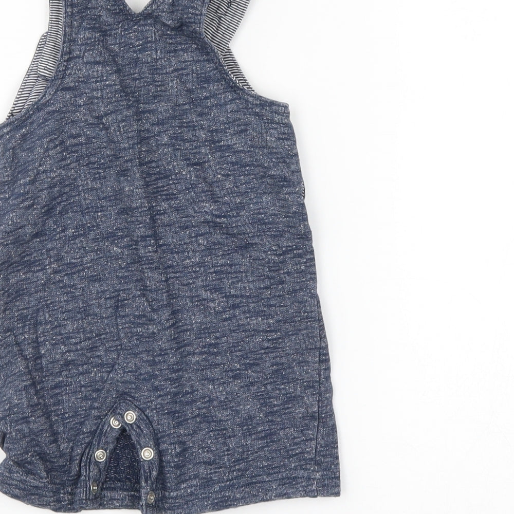 George Boys Blue Dungaree One-Piece Size 3-6 Months