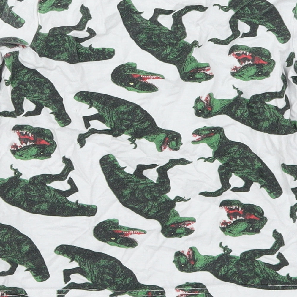 TU Boys Grey Solid Pyjama Top Size 6-7 Years - T-Rex