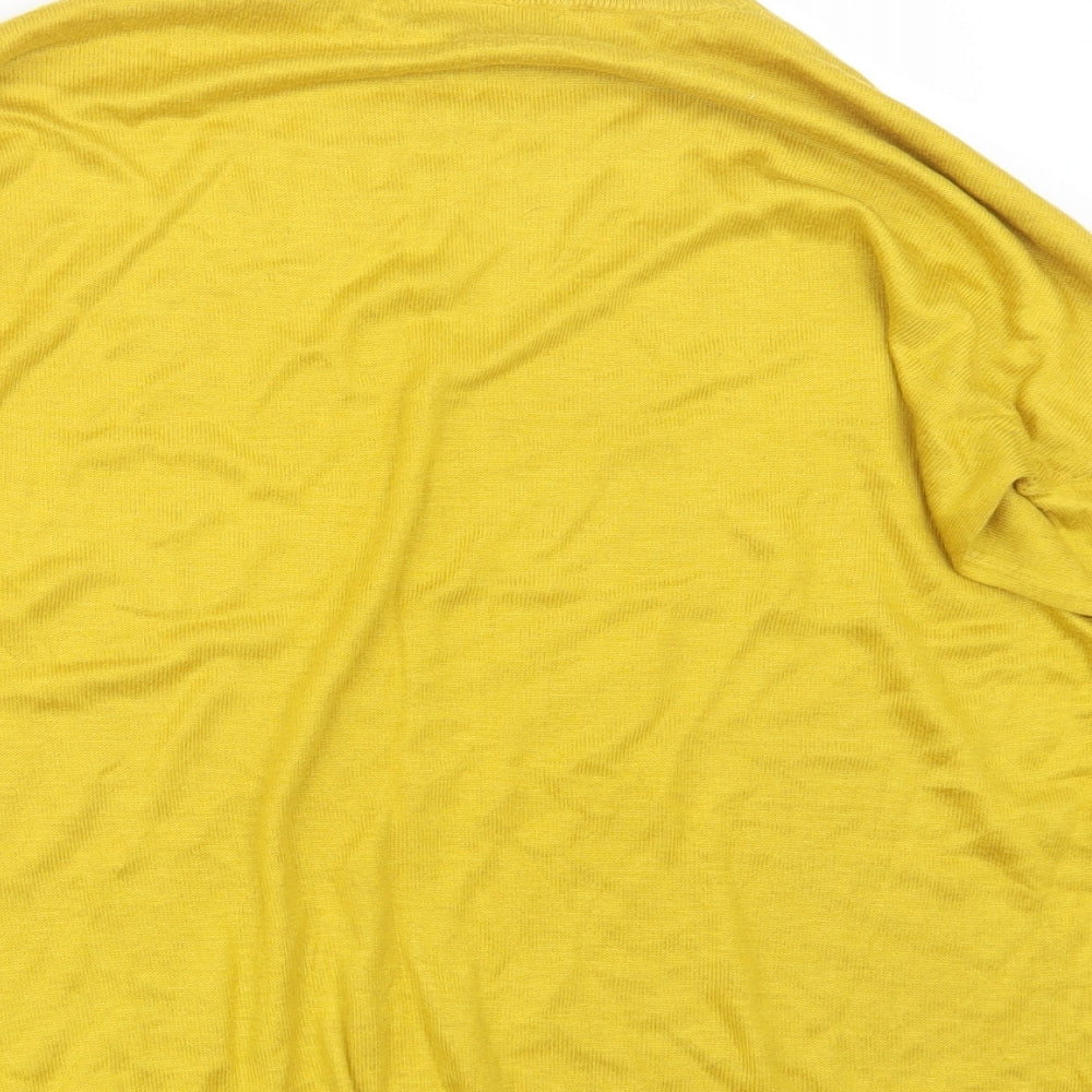 Marks and Spencer Womens Yellow Knit Pullover Jumper Size M