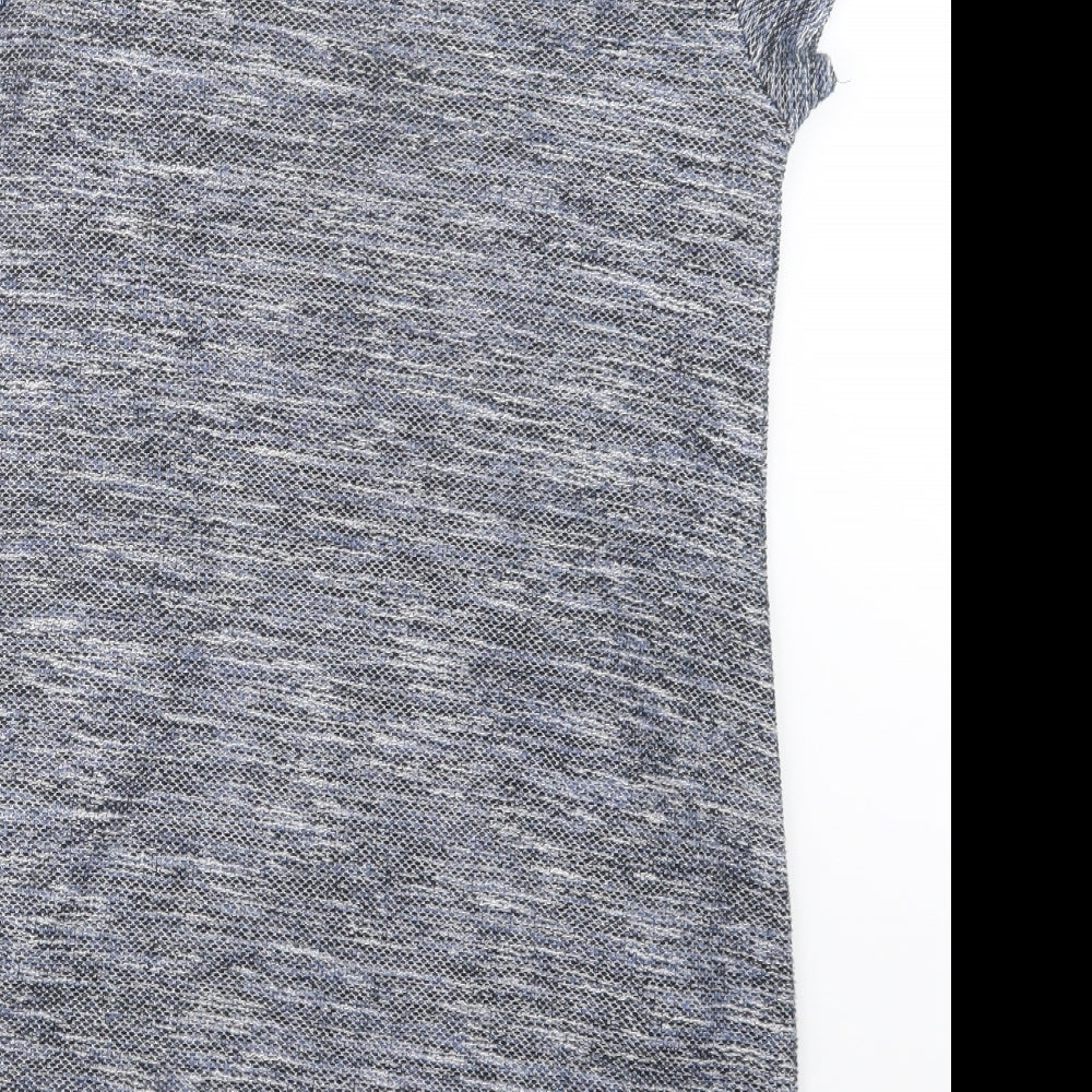 New Look Womens Blue Knit Pullover Jumper Size 12 - Long
