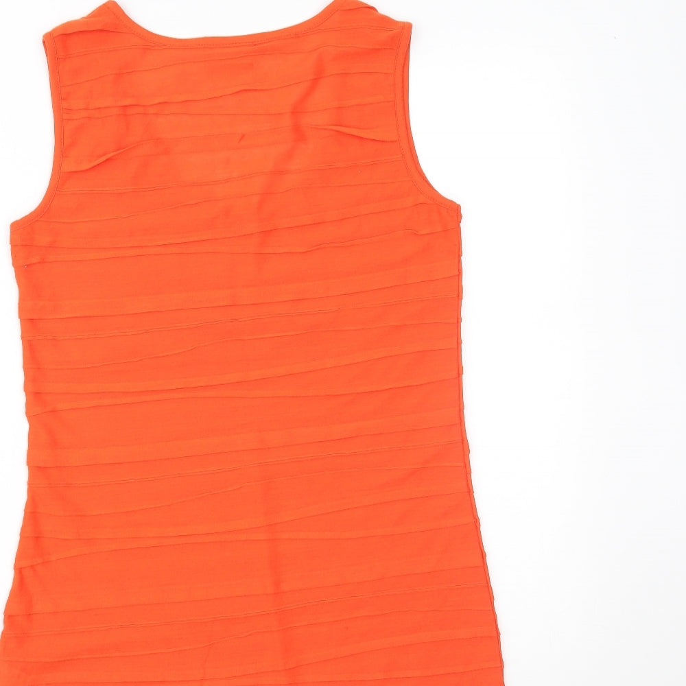 Wallis Womens Orange Camisole Tank Size 10