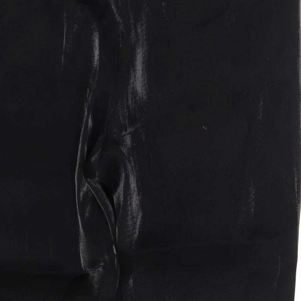 Linea Womens Black Chino Trousers Size 12 L25 in