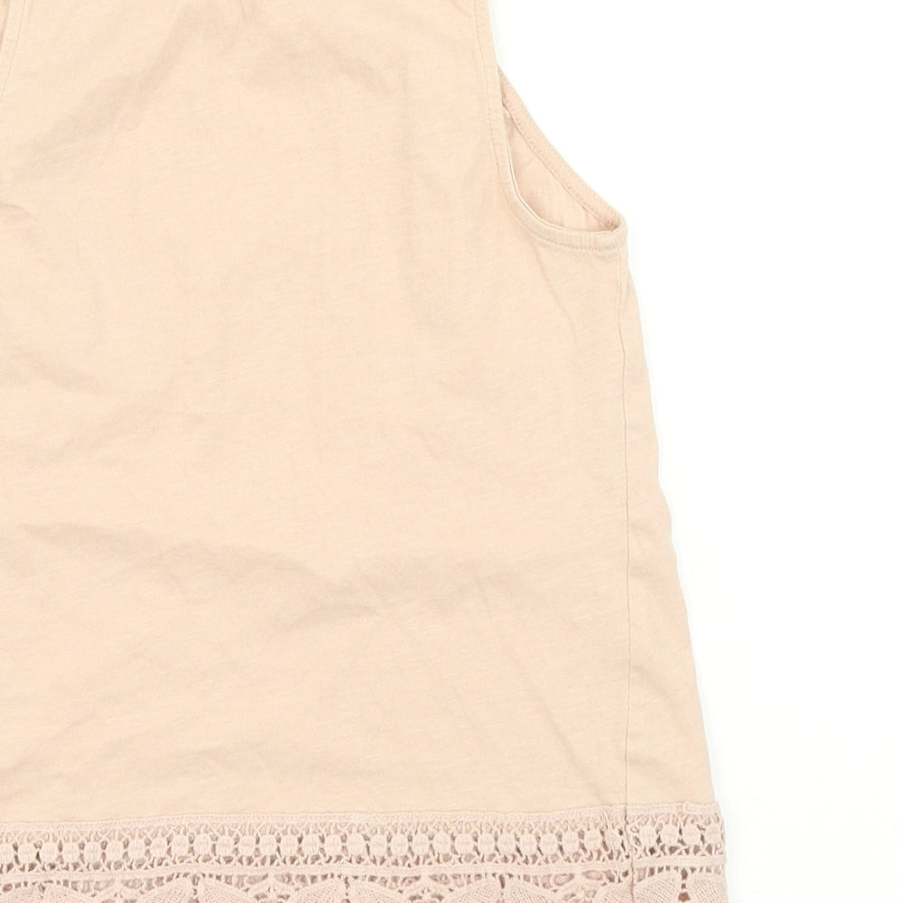 New Look Womens Pink Basic Tank Size 6