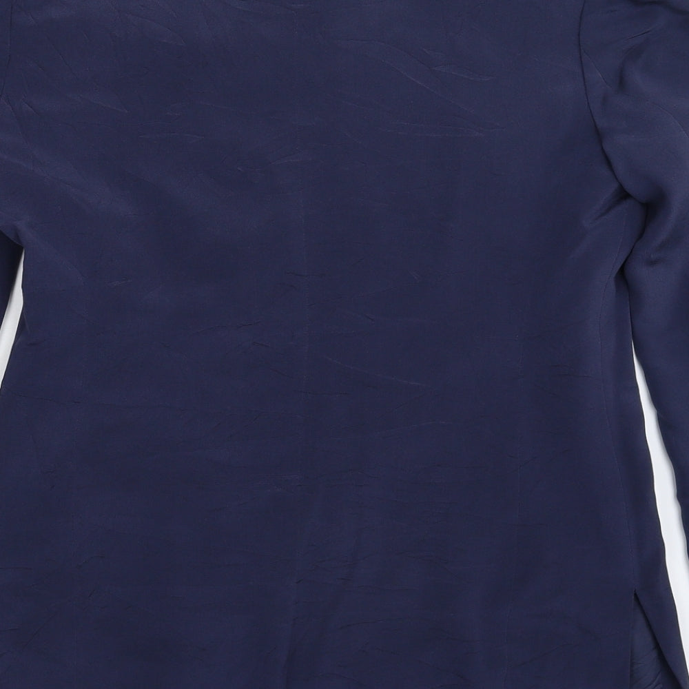 Susan Woolfe Womens Blue Jacket Blazer Size 12