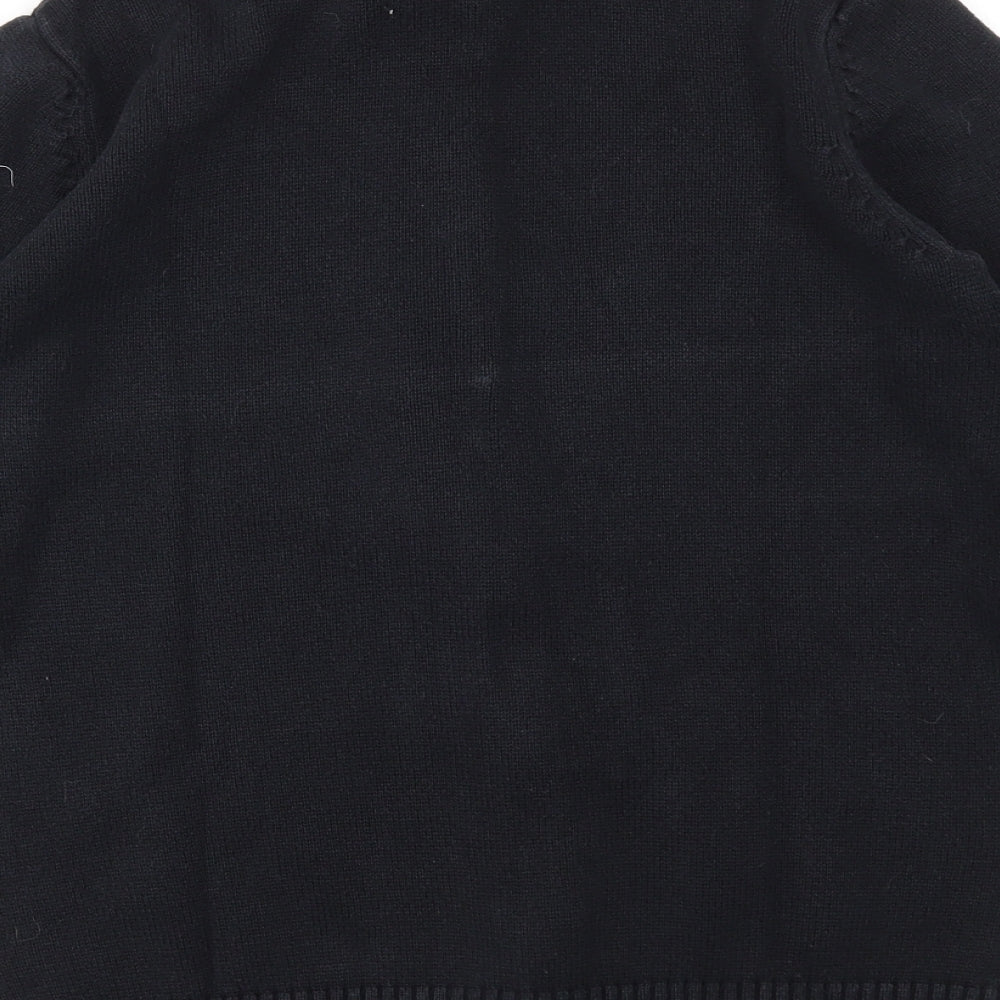 Preworn Mens Black Full Zip Sweatshirt Size L