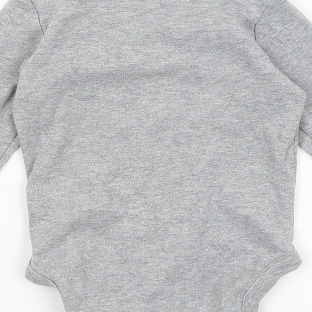 NEXT Baby Grey Romper One-Piece Size 3-6 Months - Elephant
