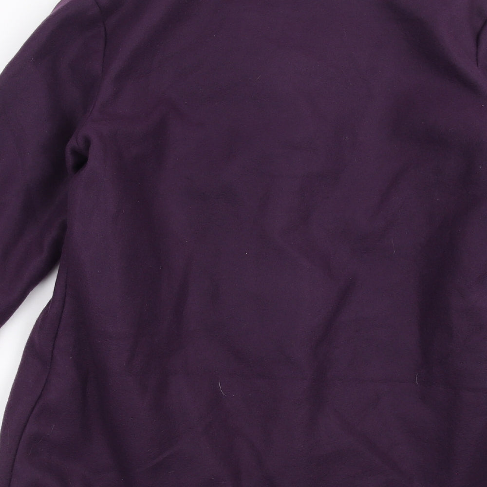 Gabriella Vicenza Womens Purple Jacket Coat Size 10