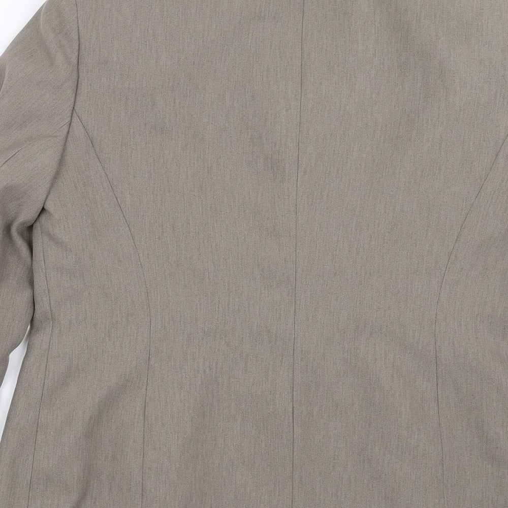 George Womens Beige Jacket Suit Jacket Size 12