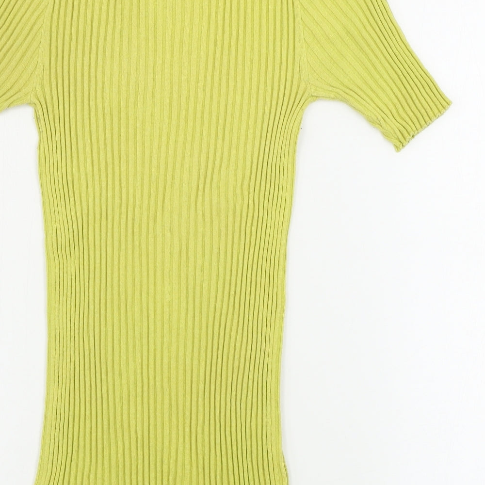 NEXT Womens Green Basic T-Shirt Size 12