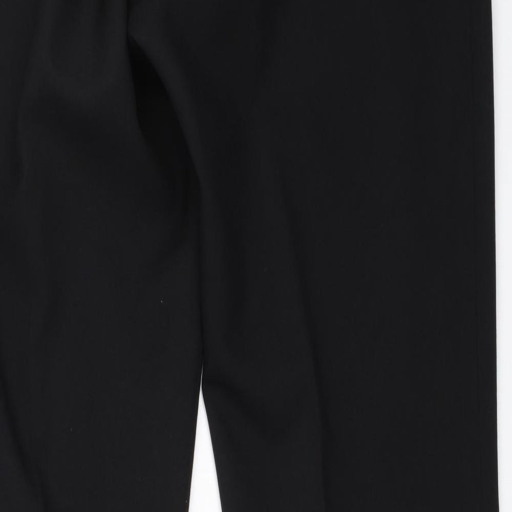 Just Jamie Womens Black Trousers Size 14 L31 in