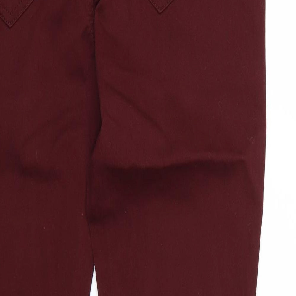 Primark Womens Red Mom Jeans Size 12 L29 in