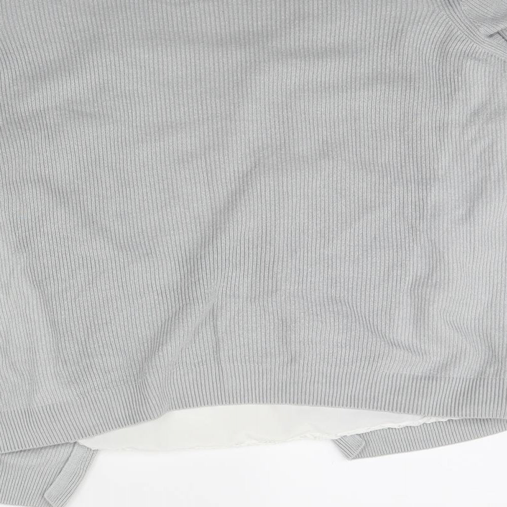 m&s Womens Grey Pullover Jumper Size 18