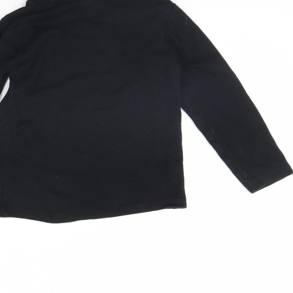 Anko Girls Black Basic Blouse Size 4 Years