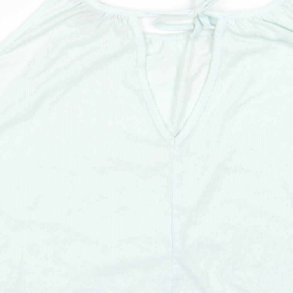 Atmosphere Womens Green Camisole T-Shirt Size 4 - Tie back of neck