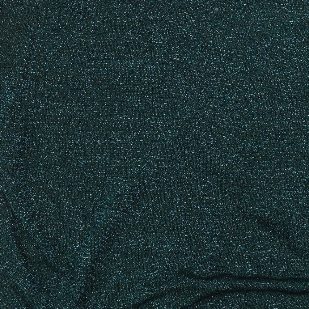M&Co Womens Green Pullover Jumper Size 20
