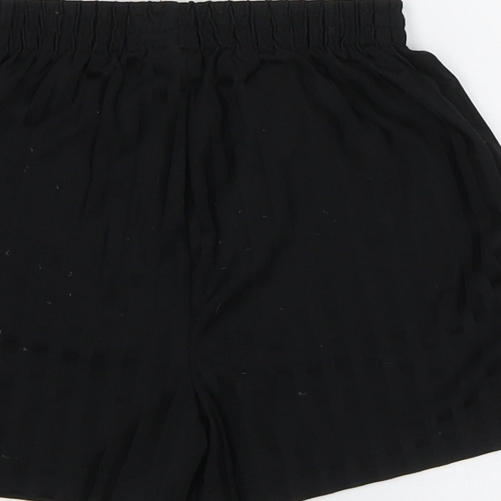 TU Boys Black Striped Sweat Shorts Size 4 Years