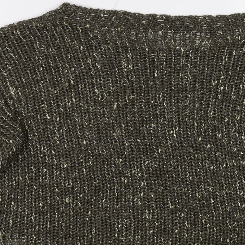Oasis Womens Green Pullover Jumper Size M