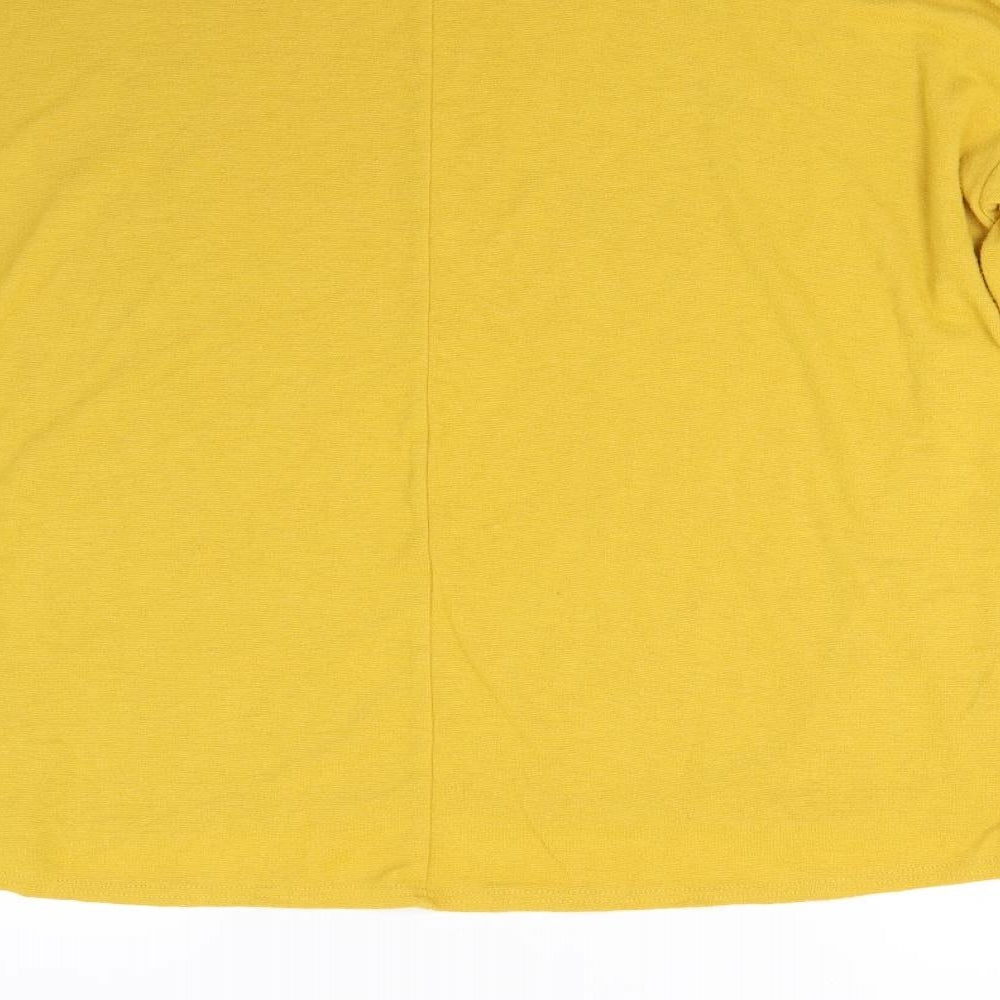 New Look Womens Yellow Pullover Jumper Size 12