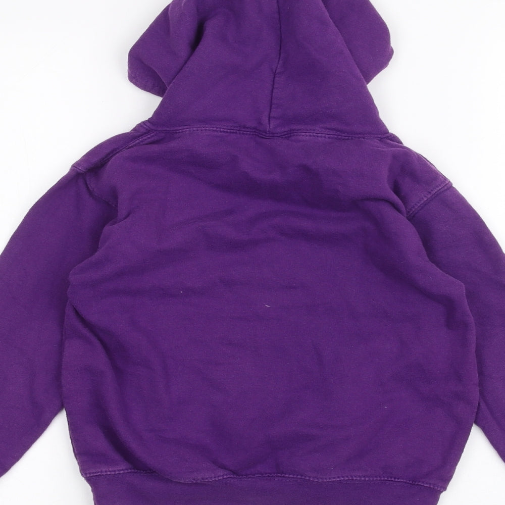 AWD Girls Purple Pullover Hoodie Size 5-6 Years