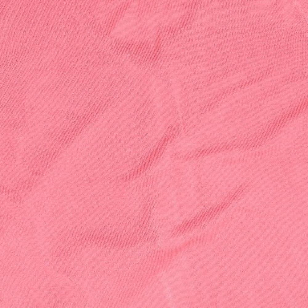 BM Womens Pink Cardigan Jumper Size M