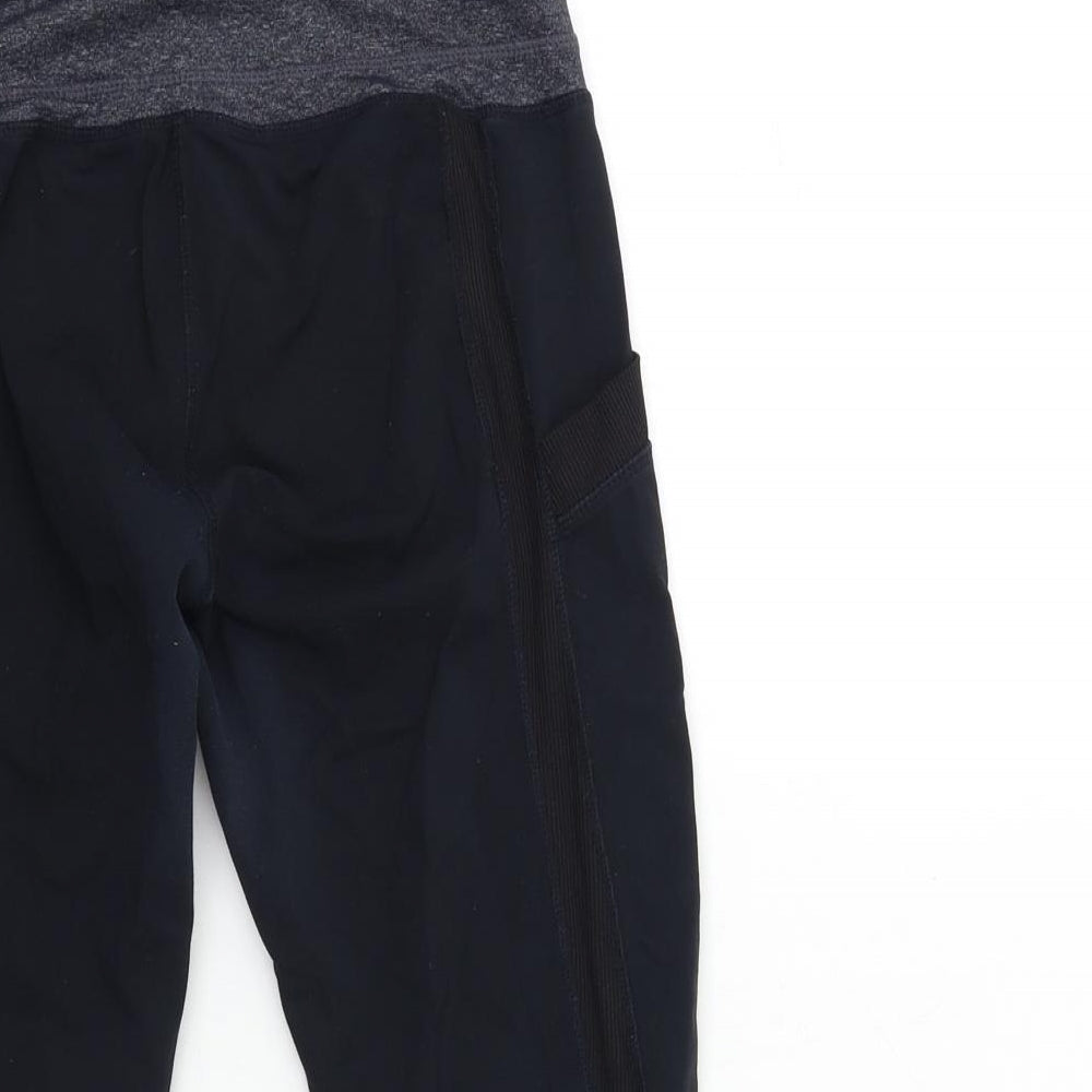 Sansara Womens Black Compression Leggings Size M L19 in