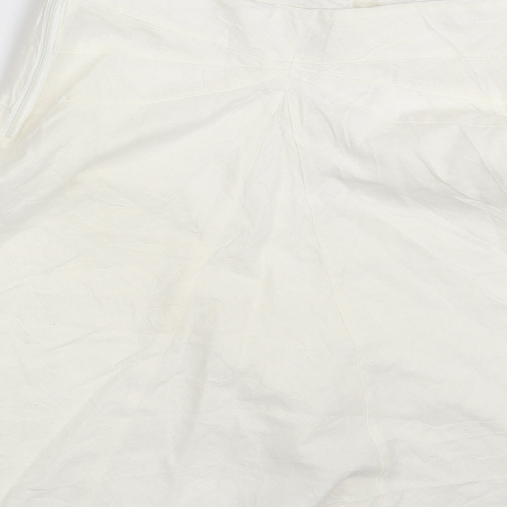 Atmosphere Womens Ivory A-Line Skirt Size 8
