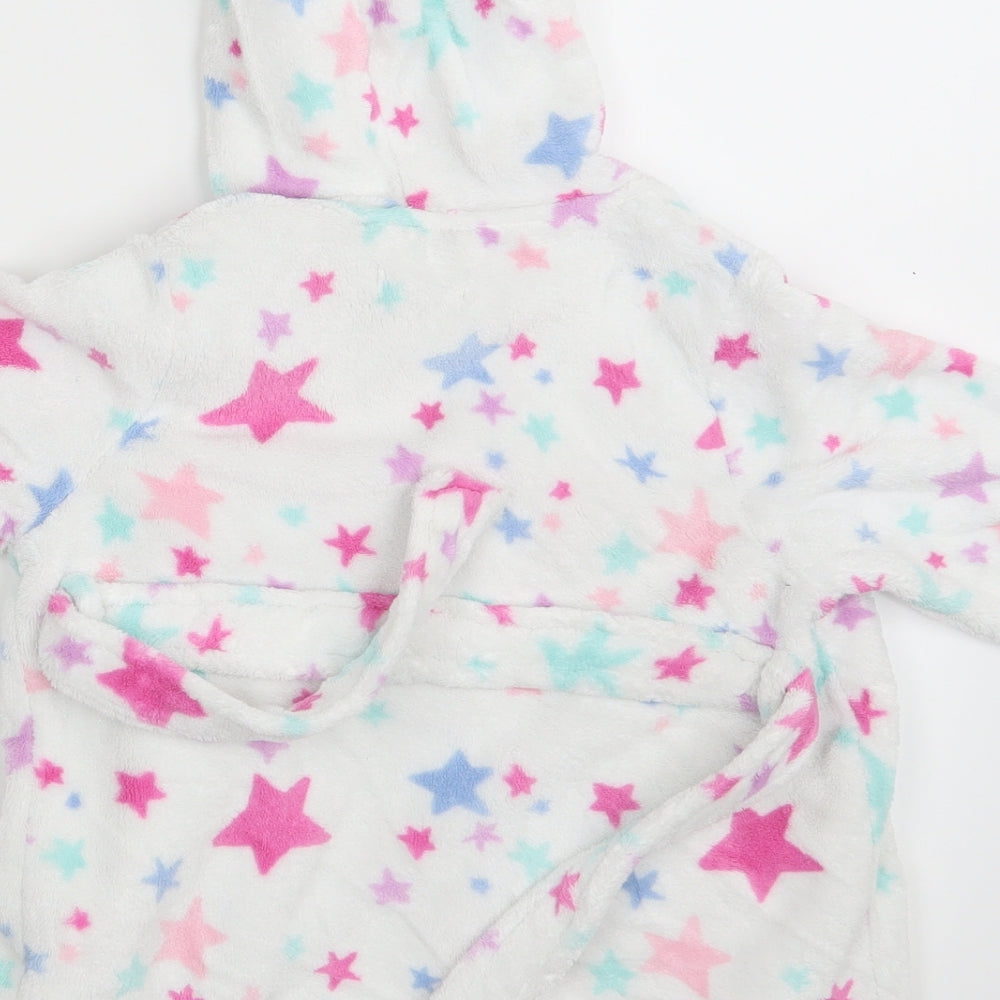 Debenhams Girls White Fair Isle Babydoll One Piece Size 12-18 Months