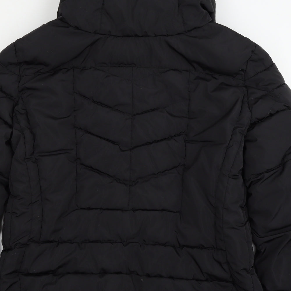 CKN Womens Black Puffer Jacket Jacket Size L