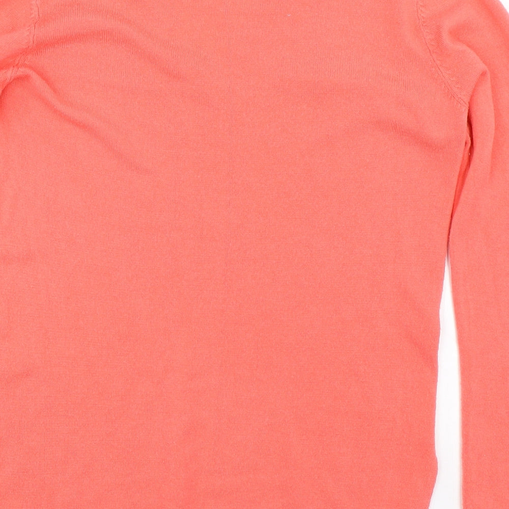 Primark Womens Orange Pullover Jumper Size 10