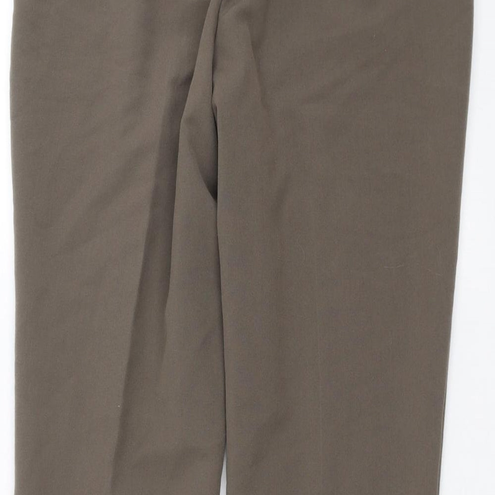 Classic Womens Green Trousers Size 10 L27 in