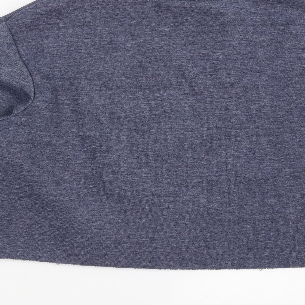 Primark Womens Blue Pullover Sweatshirt Size 2XS - cropped, friends